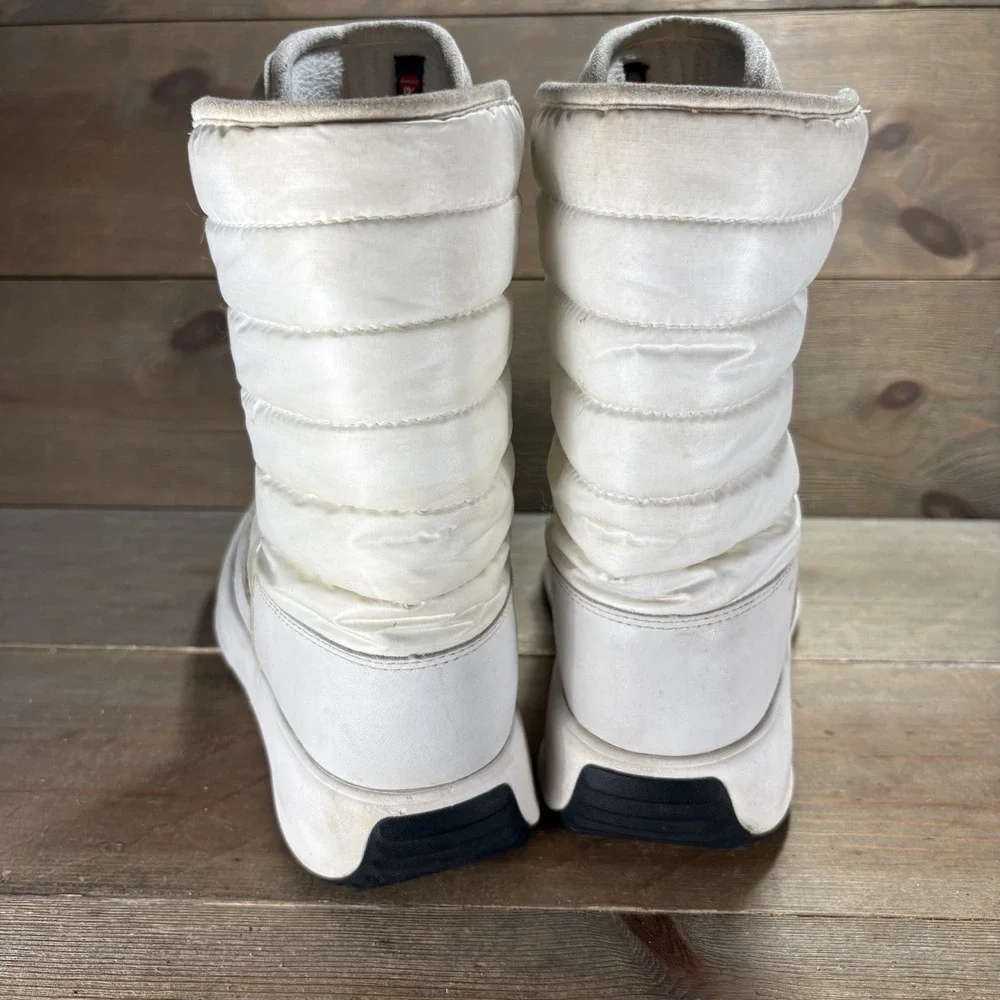 the north face ozone park womens size 7.5 shoes white waterproof snow boots